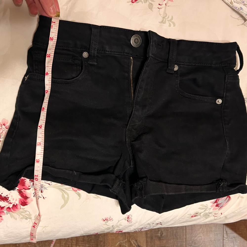 American Eagle Outfitters Jet Black Jean Shorts